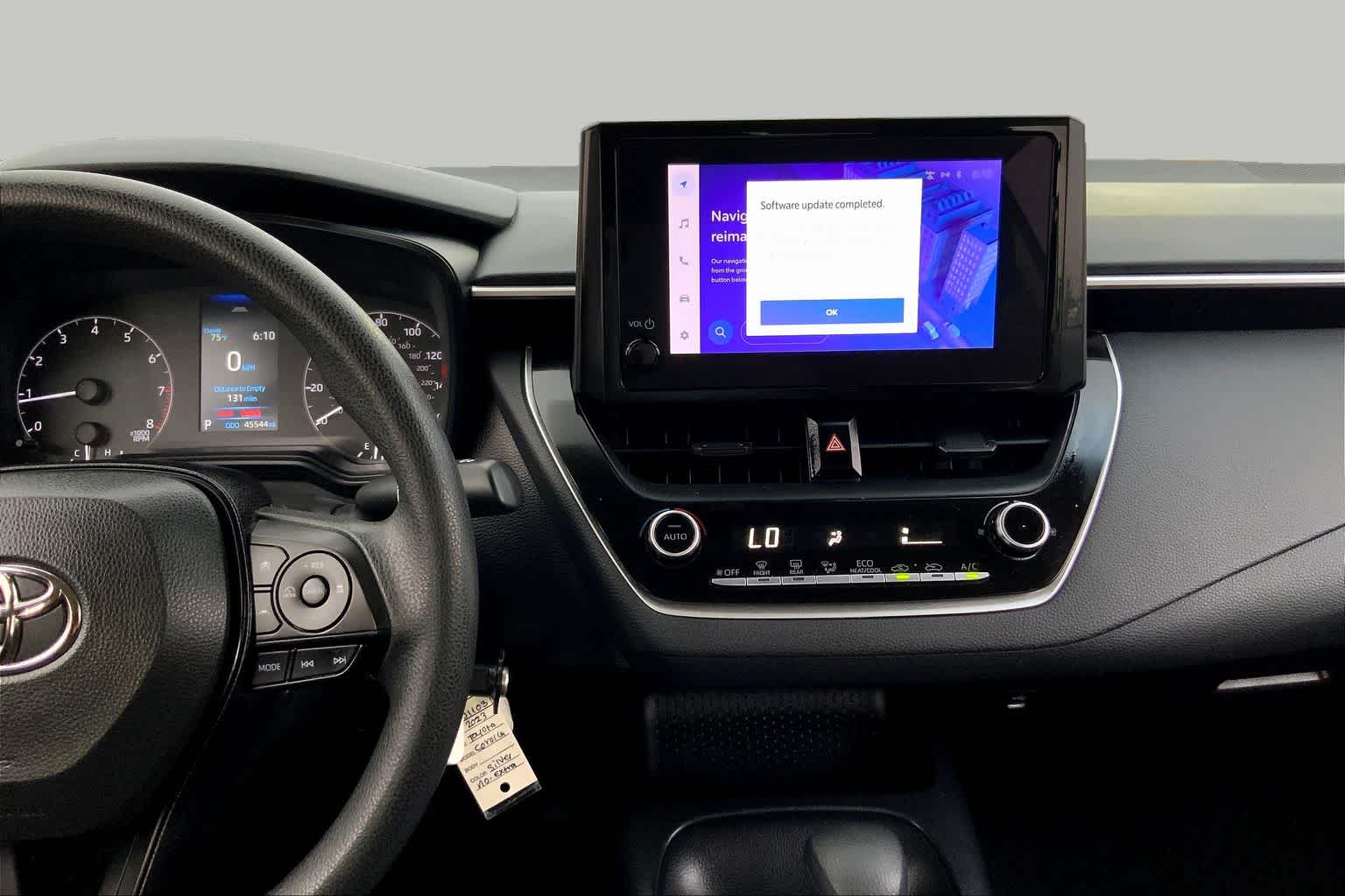 2023 Toyota Corolla LE Classic Silver Metallic at AutoNation Toyota Gulf Fwy