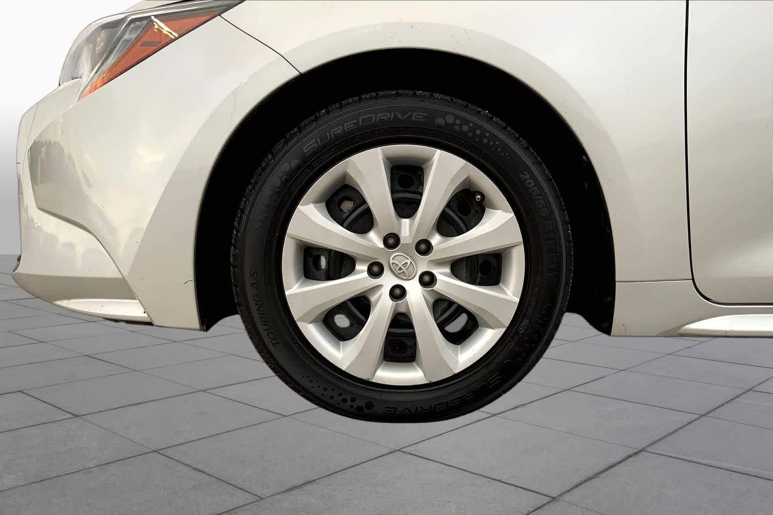 2023 Toyota Corolla LE Classic Silver Metallic at AutoNation Toyota Gulf Fwy
