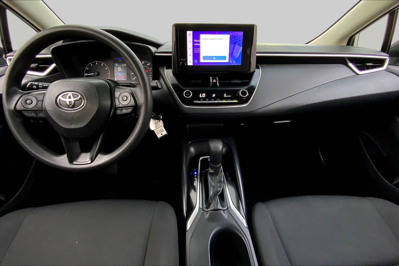2023 Toyota Corolla LE Classic Silver Metallic at AutoNation Toyota Gulf Fwy