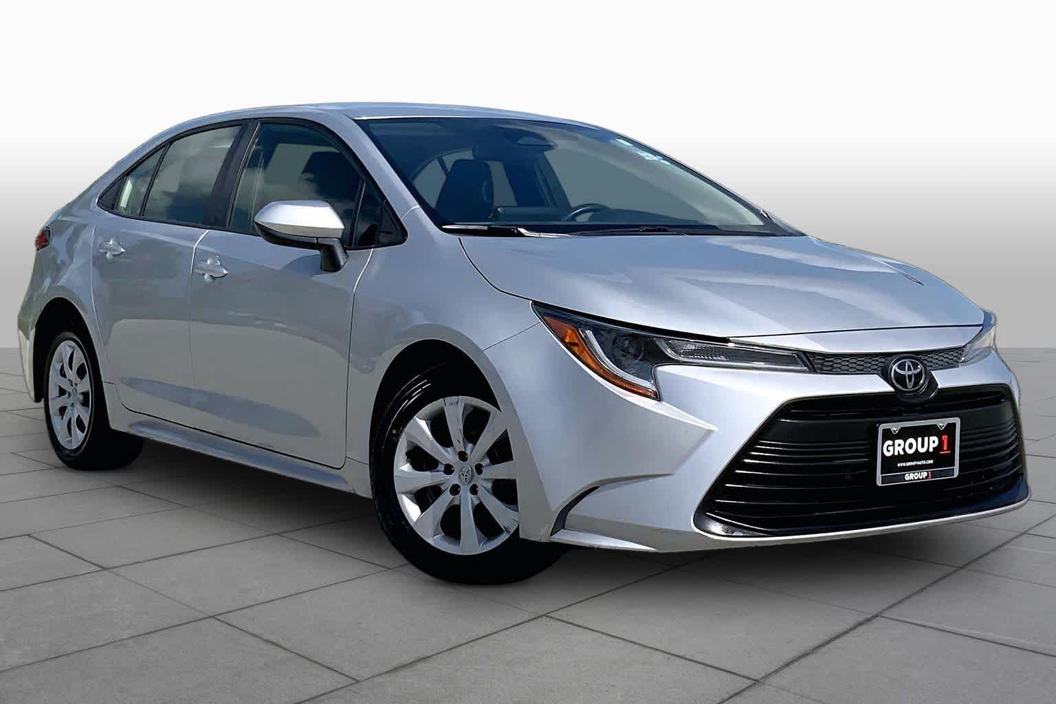 2023 Toyota Corolla LE Classic Silver Metallic at AutoNation USA Houston