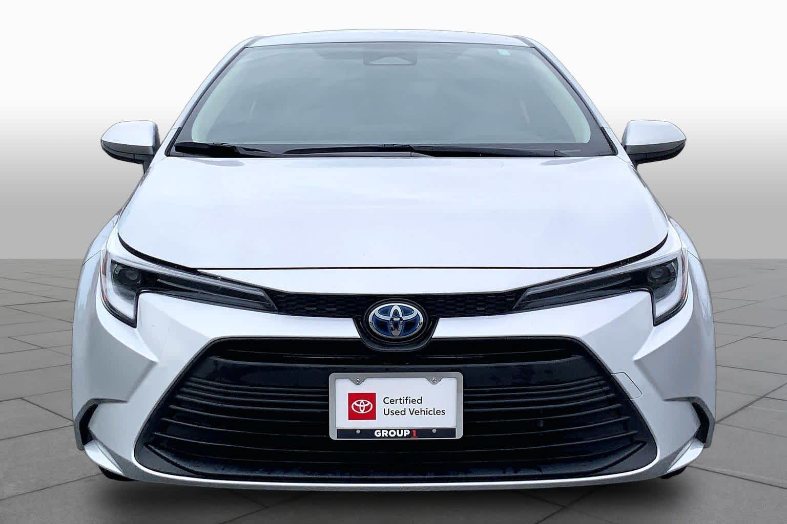 2025 Toyota Corolla Hybrid LE Classic Silver Metallic at AutoNation Toyota Gulf Fwy