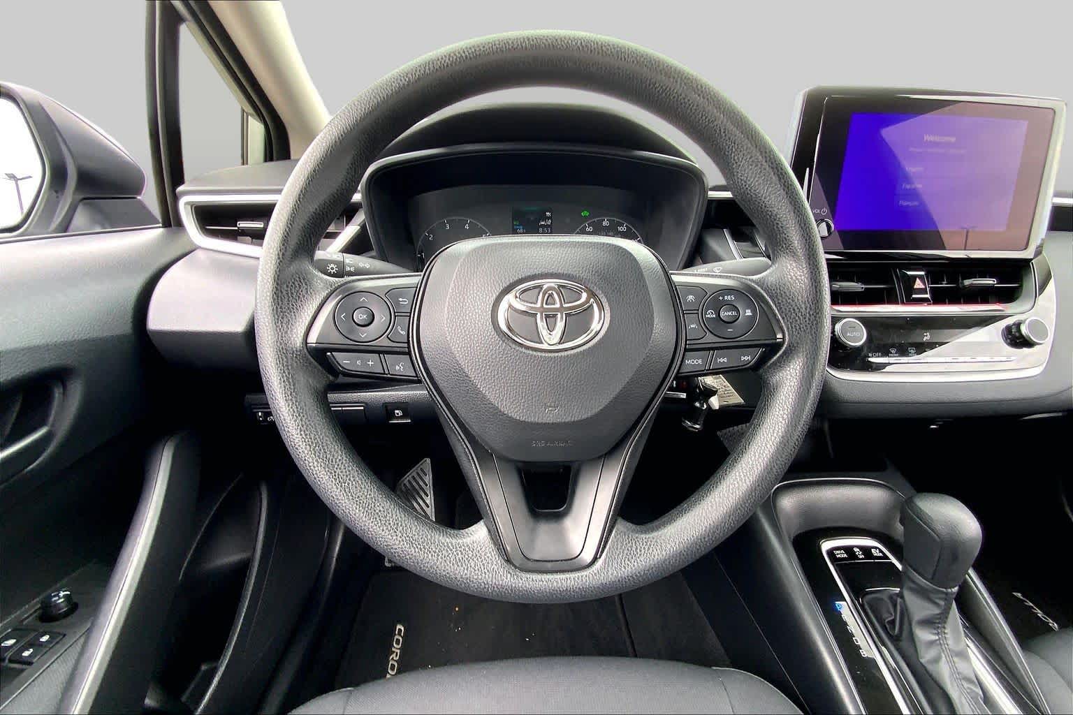 2025 Toyota Corolla Hybrid LE Classic Silver Metallic at AutoNation Toyota Gulf Fwy