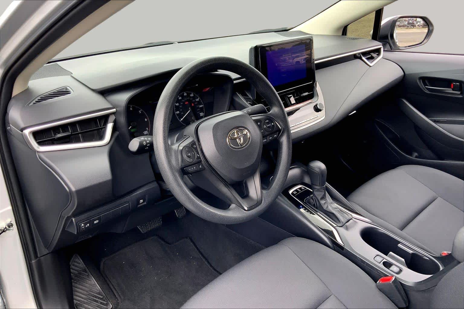 2025 Toyota Corolla Hybrid LE Classic Silver Metallic at AutoNation Toyota Gulf Fwy