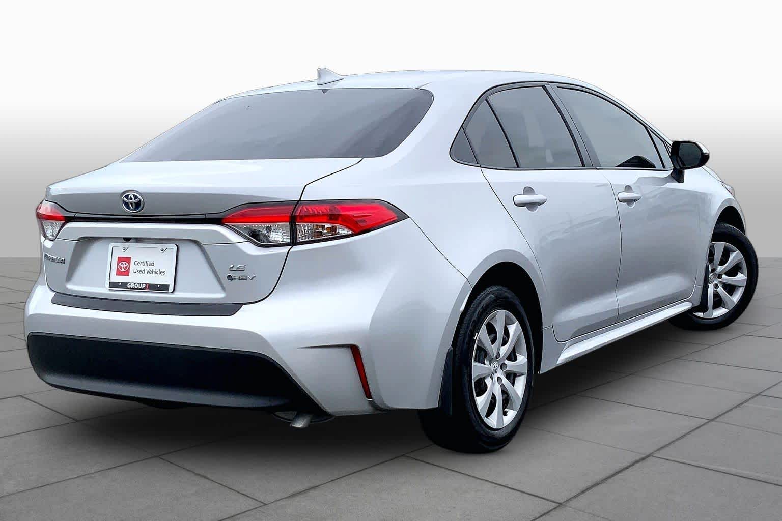 2025 Toyota Corolla Hybrid LE Classic Silver Metallic at AutoNation Toyota Gulf Fwy