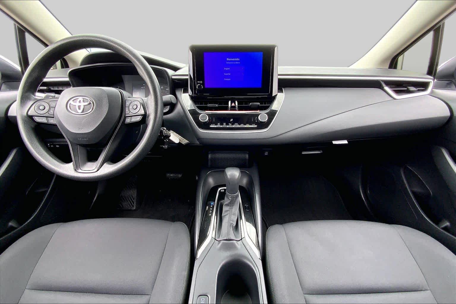 2025 Toyota Corolla Hybrid LE Classic Silver Metallic at AutoNation Toyota Gulf Fwy