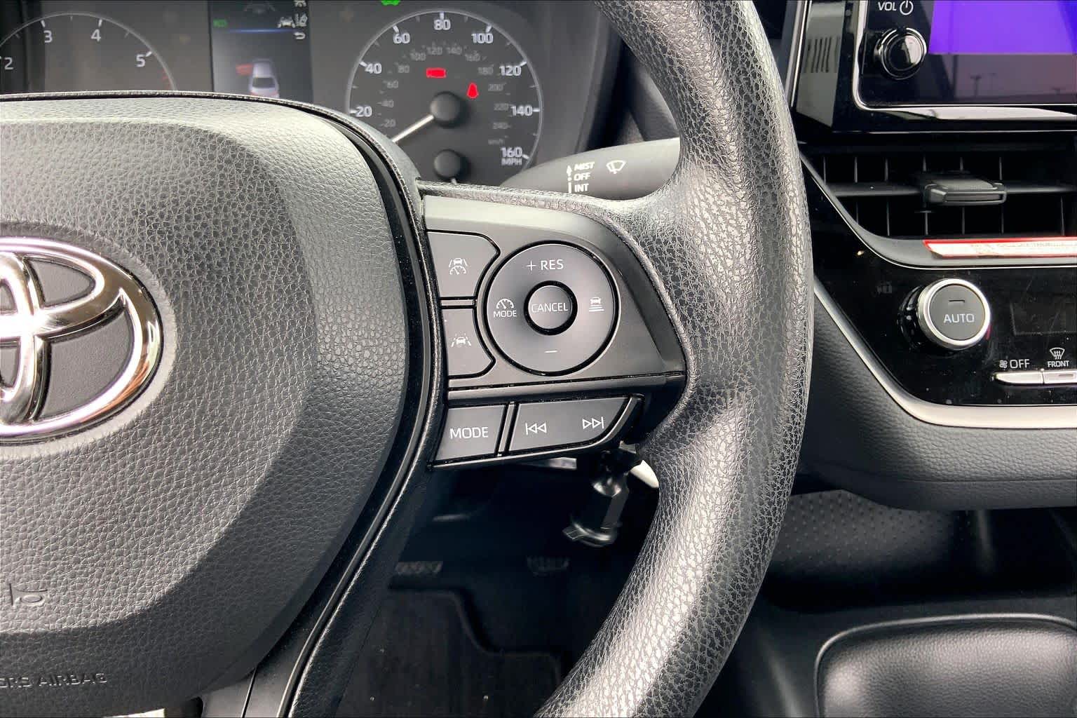 2025 Toyota Corolla Hybrid LE Classic Silver Metallic at AutoNation Toyota Gulf Fwy