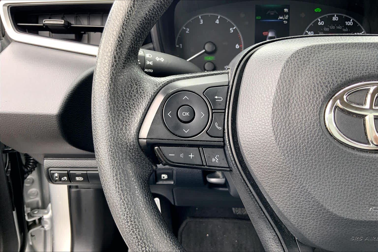 2025 Toyota Corolla Hybrid LE Classic Silver Metallic at AutoNation Toyota Gulf Fwy