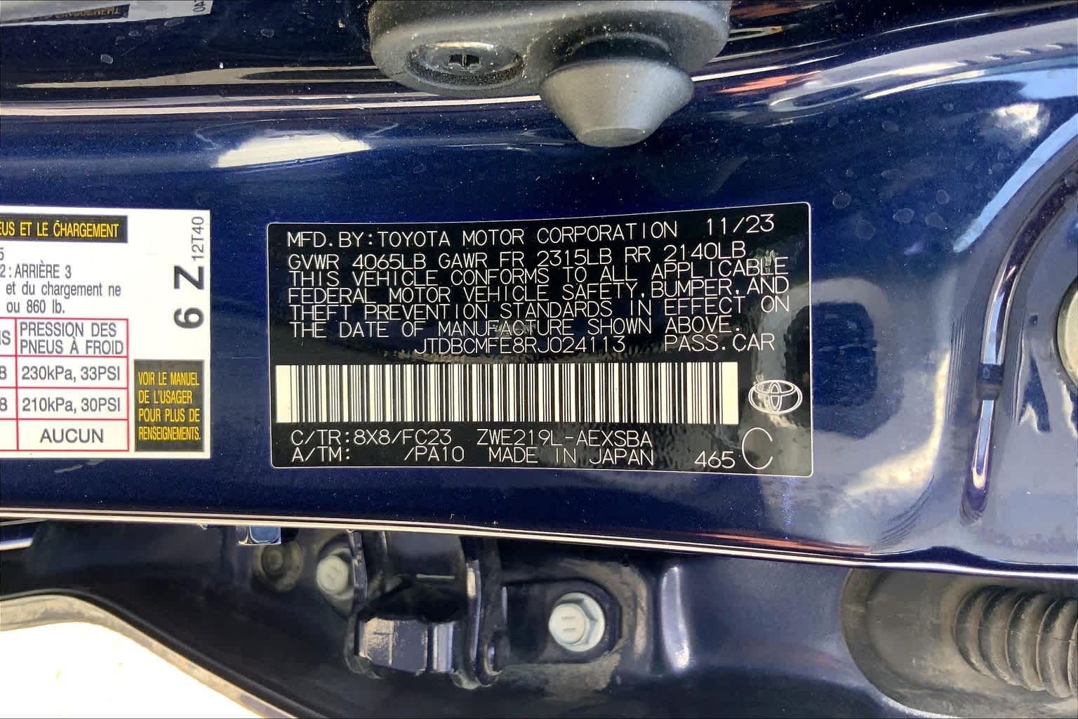 2024 Toyota Corolla Hybrid SE Blueprint at Group 1 Toyota Southwest