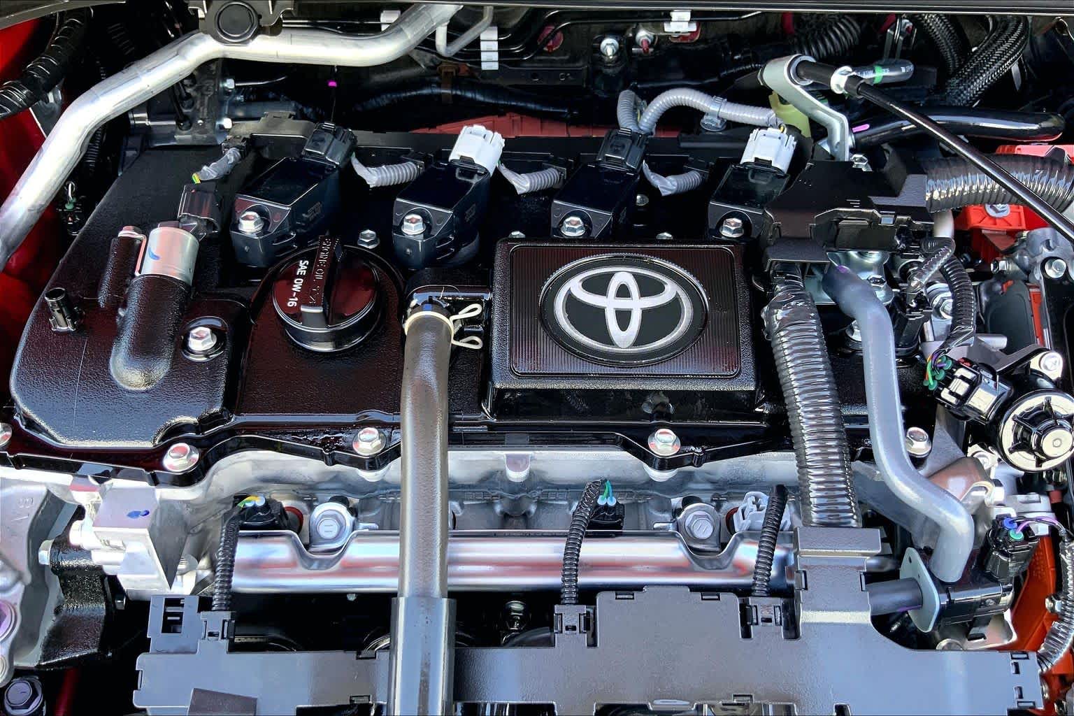2026 Toyota Corolla Hybrid XLE Ruby Flare Pearl at Team Toyota