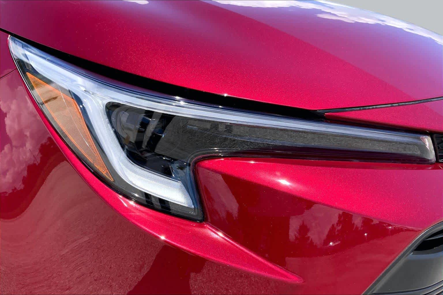 2026 Toyota Corolla Hybrid XLE Ruby Flare Pearl at Team Toyota