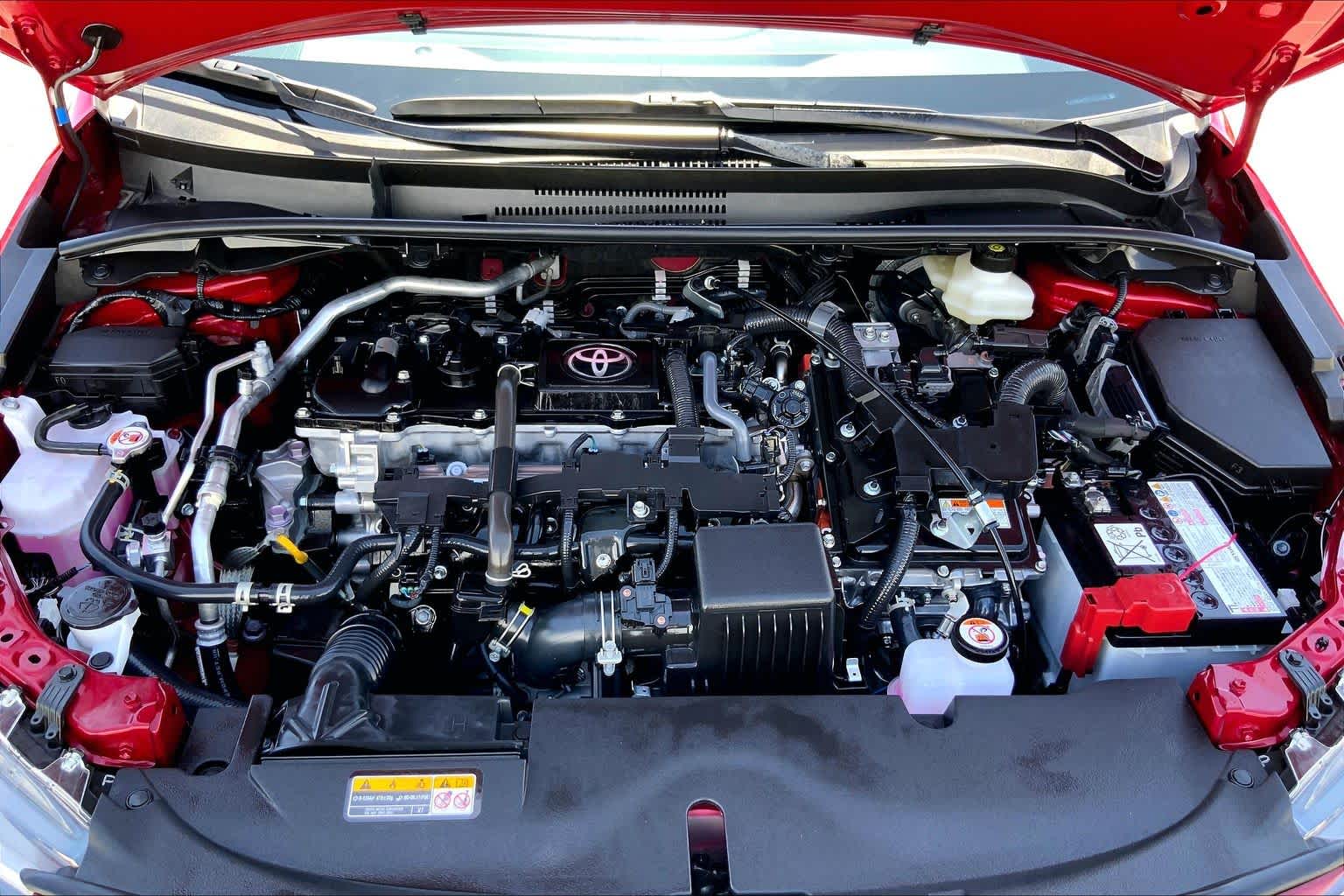 2026 Toyota Corolla Hybrid XLE Ruby Flare Pearl at Team Toyota