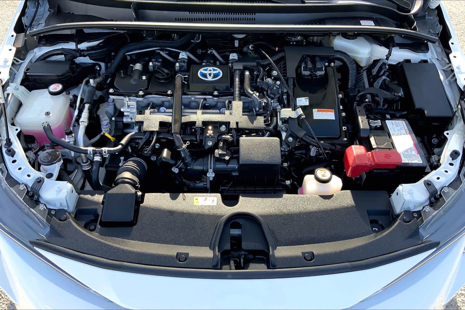 2020 Toyota Corolla Hybrid LE Super White at AutoNation USA Houston