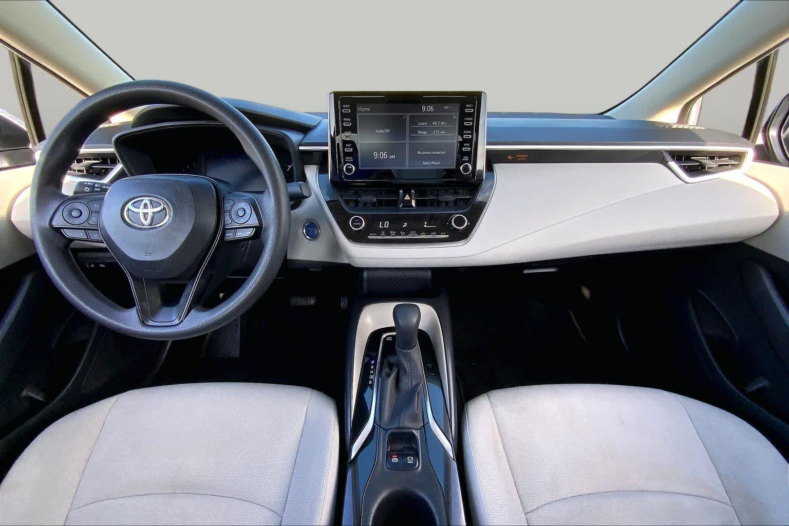 2020 Toyota Corolla Hybrid LE Super White at AutoNation USA Houston