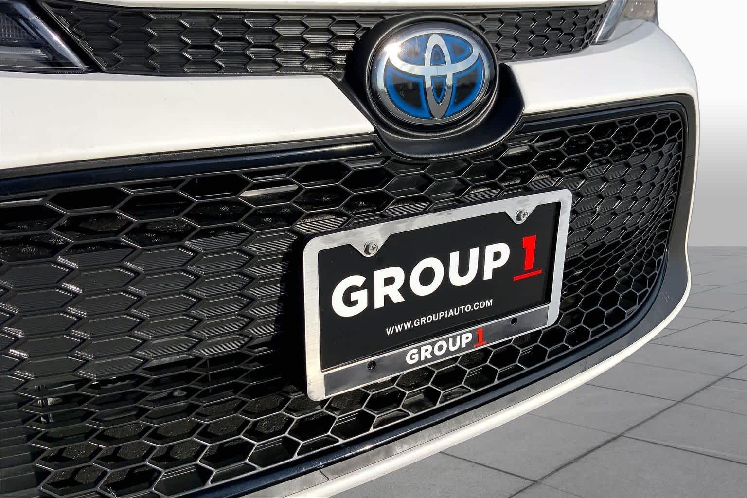 2020 Toyota Corolla Hybrid LE Super White at AutoNation USA Houston