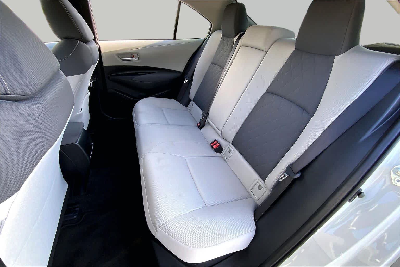 2020 Toyota Corolla Hybrid LE Super White at AutoNation USA Houston