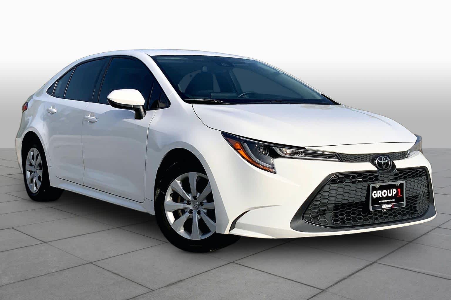 2022 Toyota Corolla LE White at Group 1 Toyota Southwest