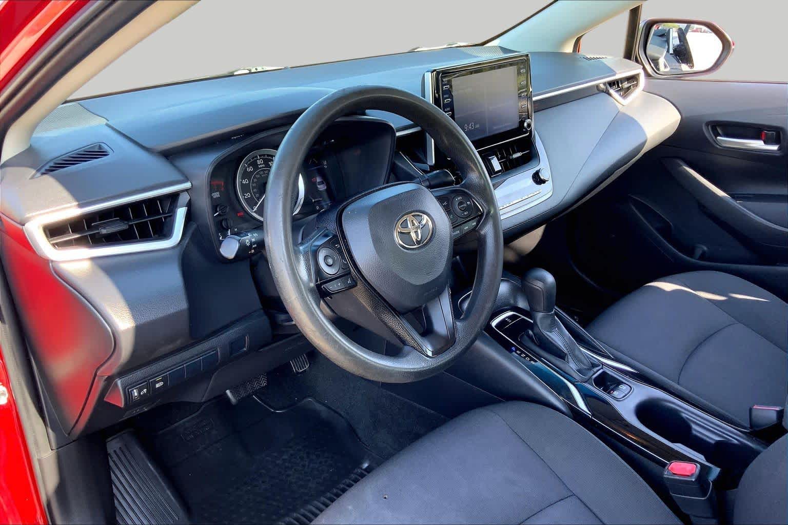 2020 Toyota Corolla LE Barcelona Red Metallic at HGreg Houston