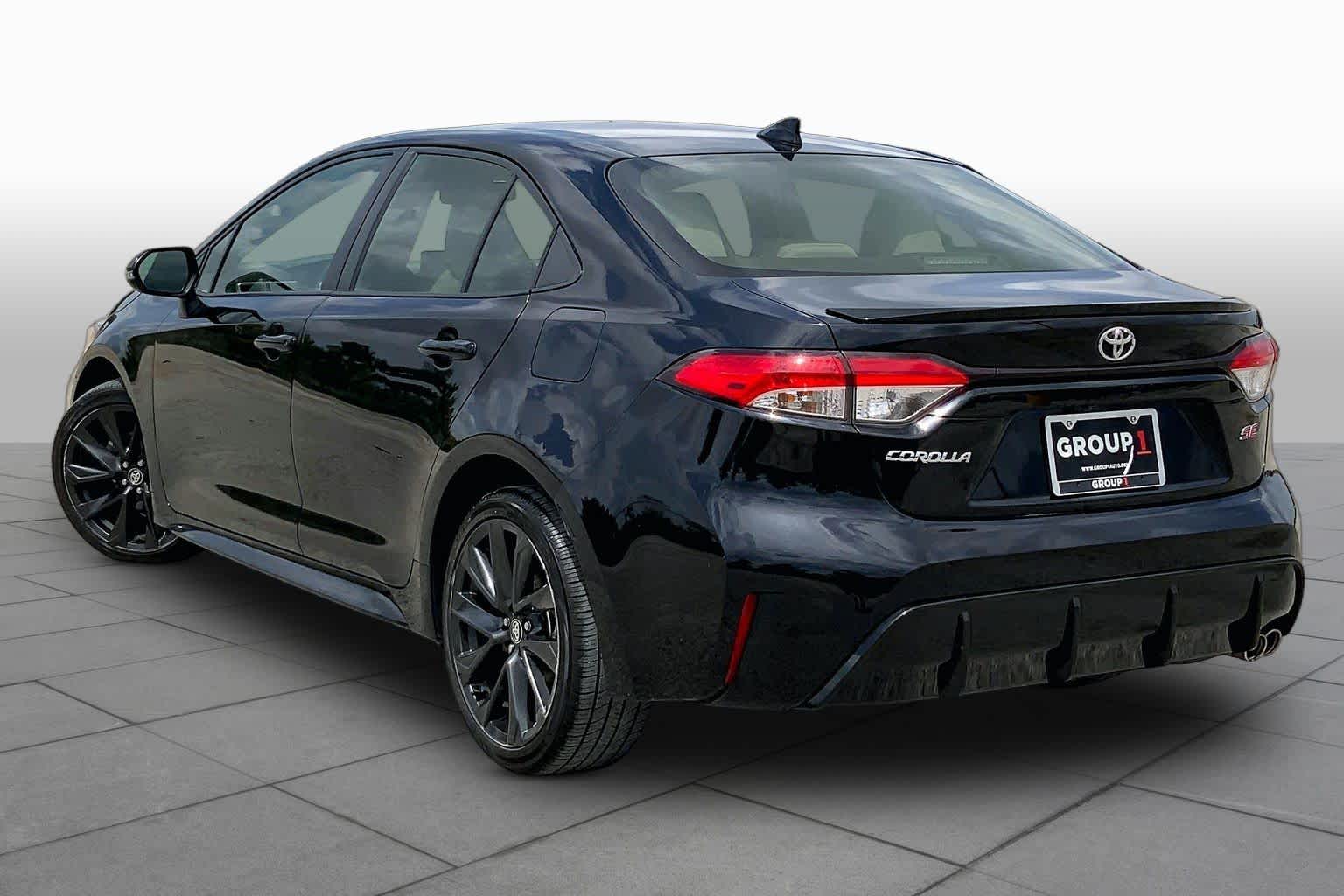 2024 Toyota Corolla SE Midnight Black Metallic at Group 1 Toyota Southwest