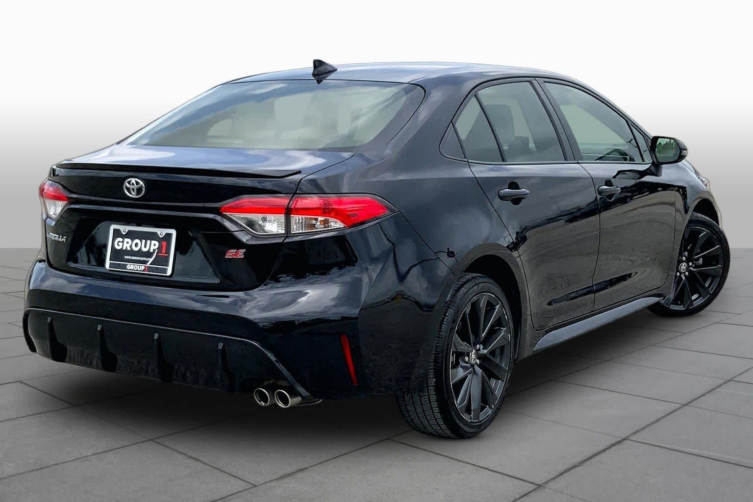 2024 Toyota Corolla SE Midnight Black Metallic at Group 1 Toyota Southwest