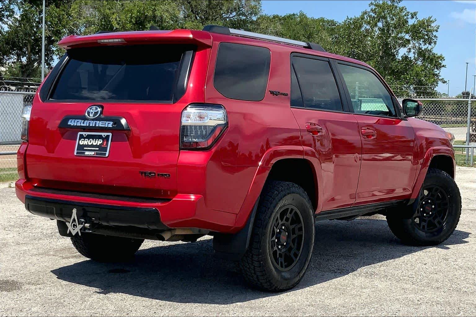2017 Toyota 4Runner TRD Pro Barcelona Red Metallic at Group 1 Toyota Southwest