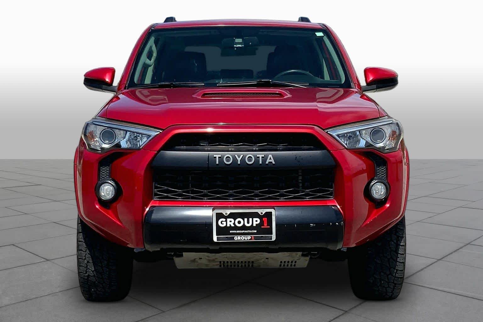 2017 Toyota 4Runner TRD Pro Barcelona Red Metallic at Group 1 Toyota Southwest