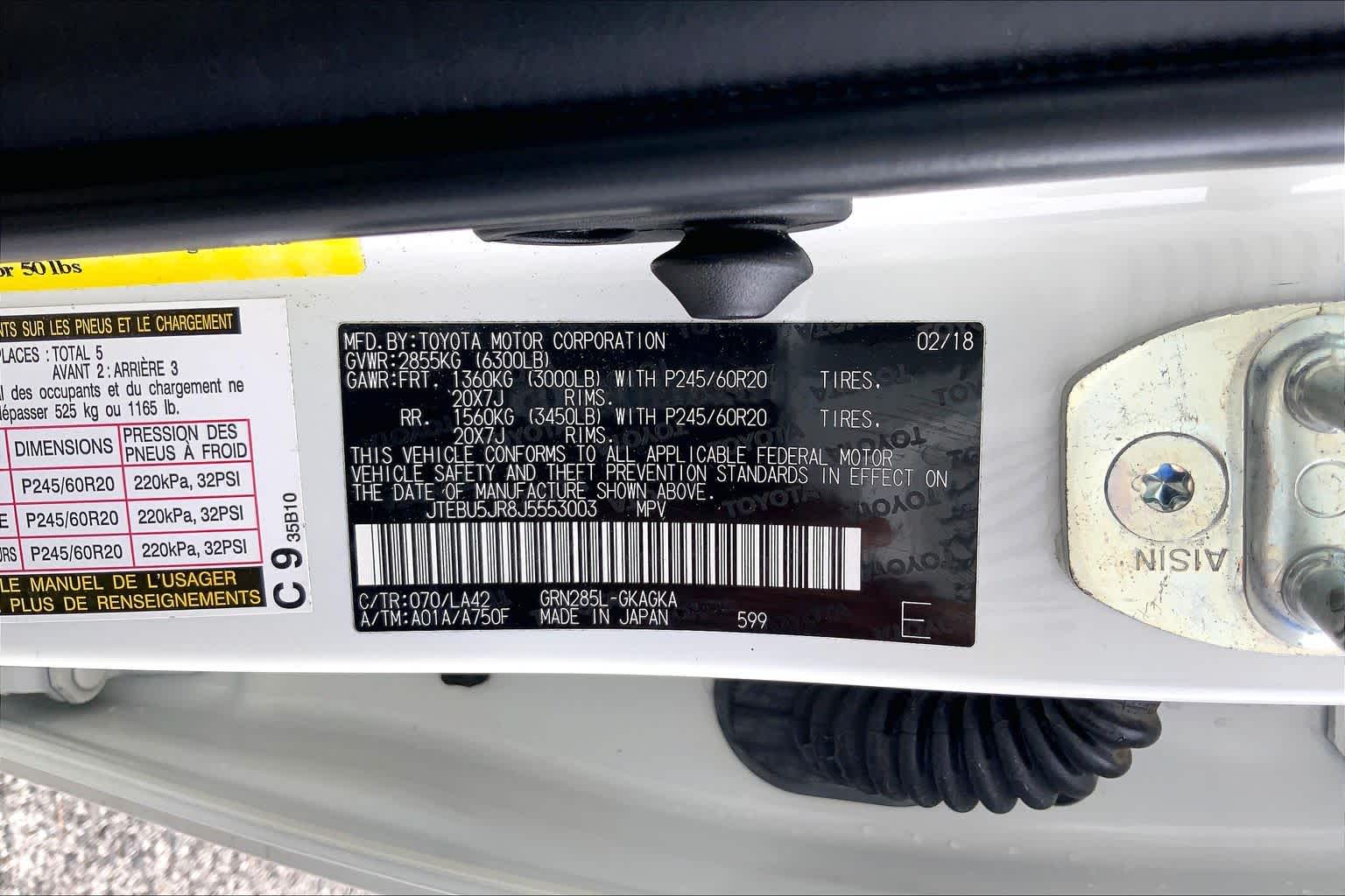 2018 Toyota 4Runner photo 36 of 36