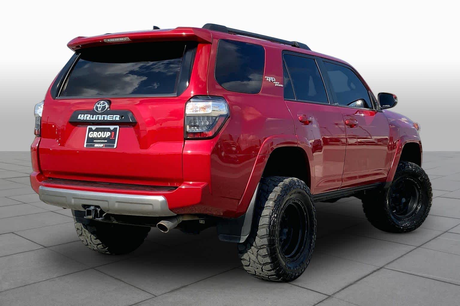 2019 Toyota 4Runner TRD Off Road Premium Barcelona Red Metallic at Group 1 Toyota Southwest