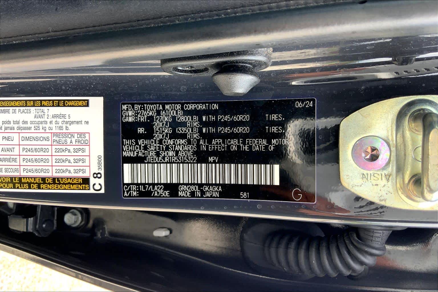 2024 Toyota 4Runner Limited Underground at Group 1 Toyota Southwest