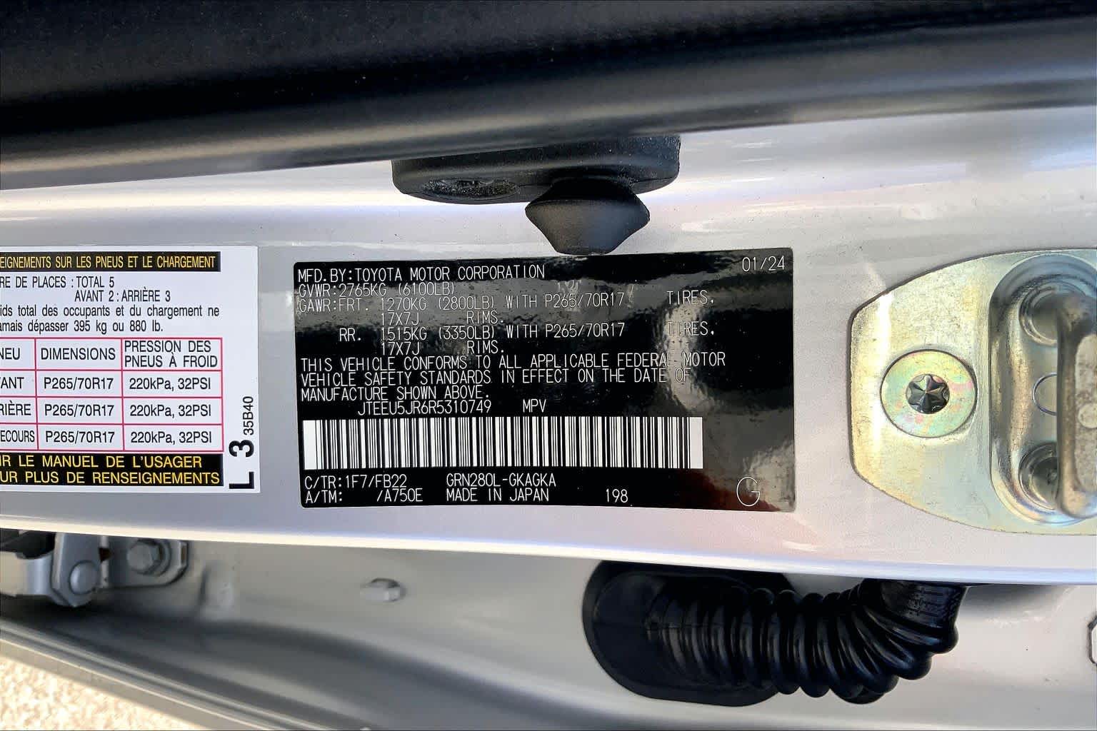 2024 Toyota 4Runner SR5 Classic Silver Metallic at Group 1 Toyota Southwest