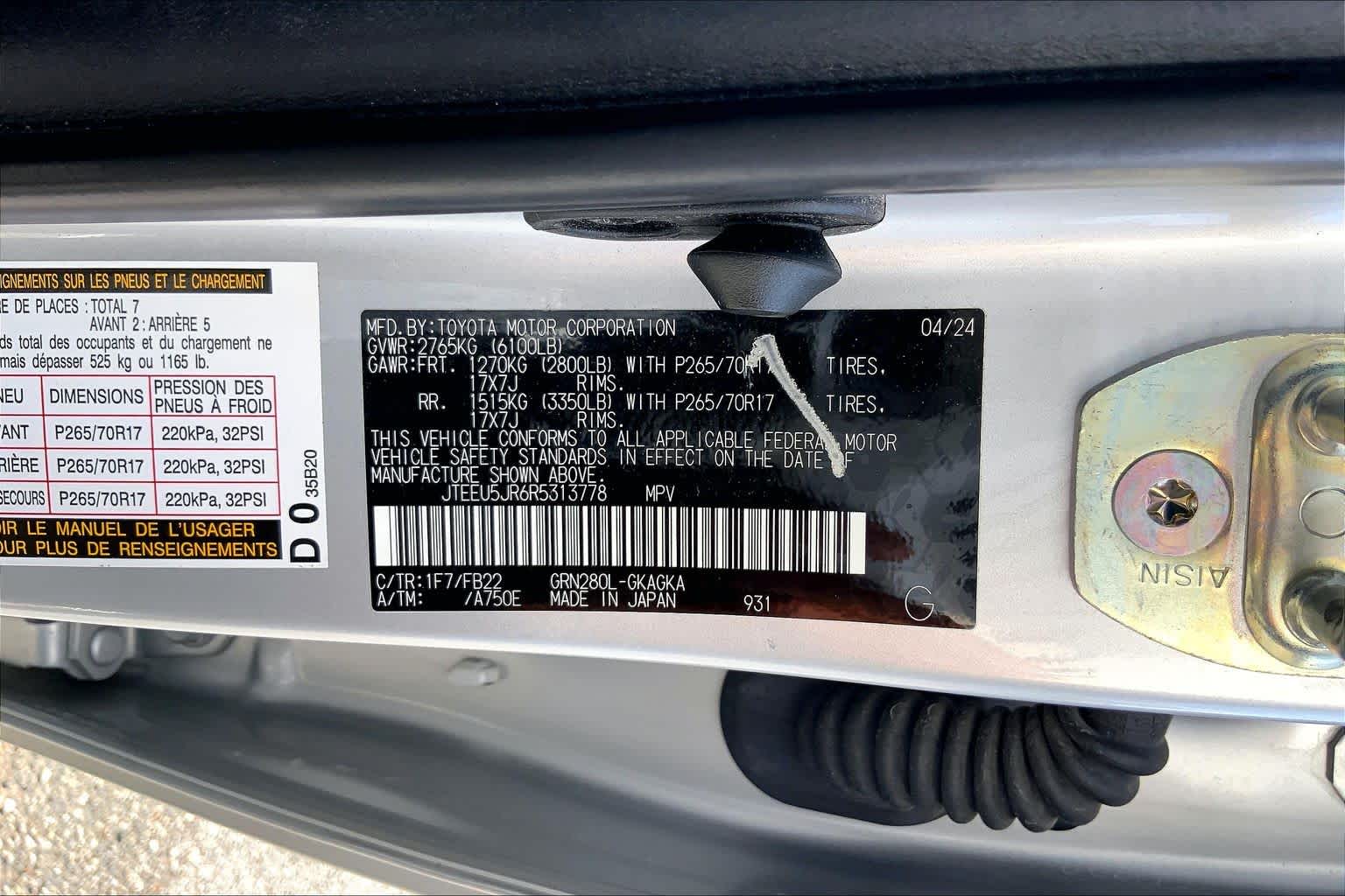 2024 Toyota 4Runner SR5 Classic Silver Metallic at Group 1 Toyota Southwest
