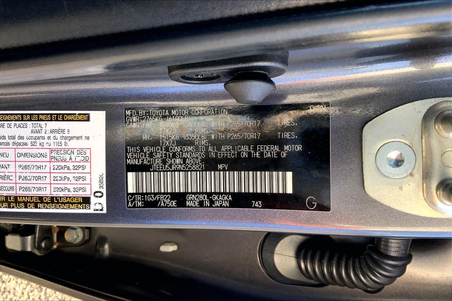 2022 Toyota 4Runner SR5 Magnetic Gray Metallic at Group 1 Toyota Southwest