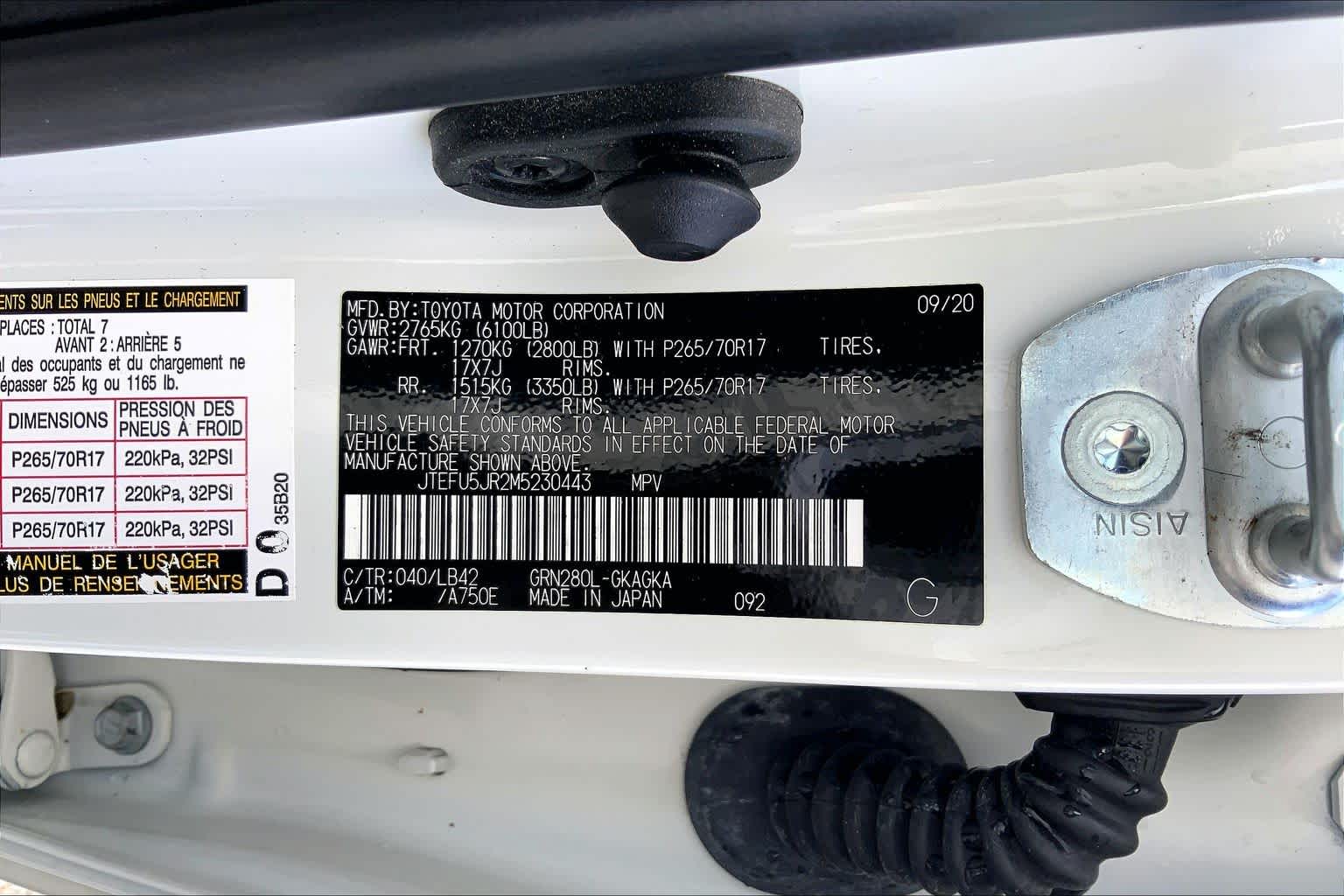 2021 Toyota 4Runner photo 36 of 36