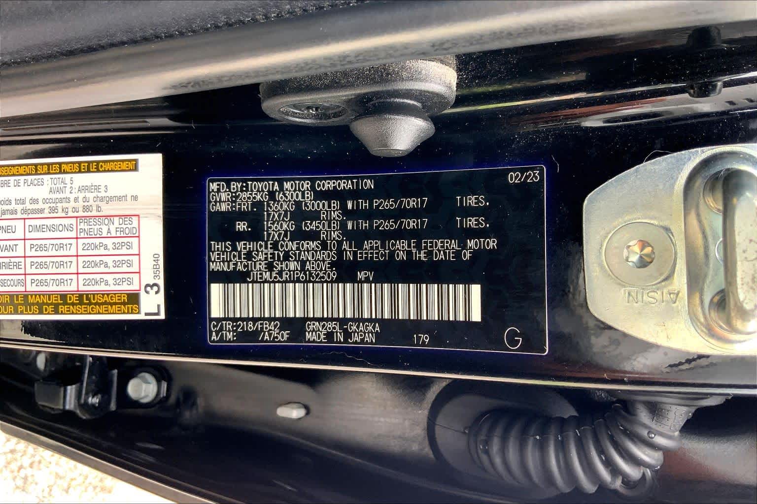 2023 Toyota 4Runner SR5 Midnight Black Metallic at Group 1 Toyota Southwest