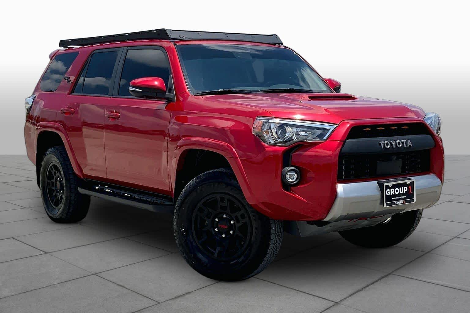 2023 Toyota 4Runner TRD Off Road Premium Barcelona Red Metallic at Group 1 Toyota Southwest