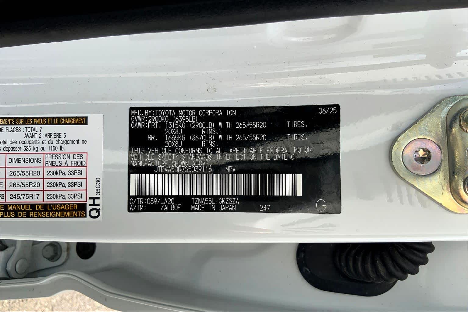 2025 Toyota 4Runner Limited Wind Chill Pearl at Group 1 Toyota Southwest