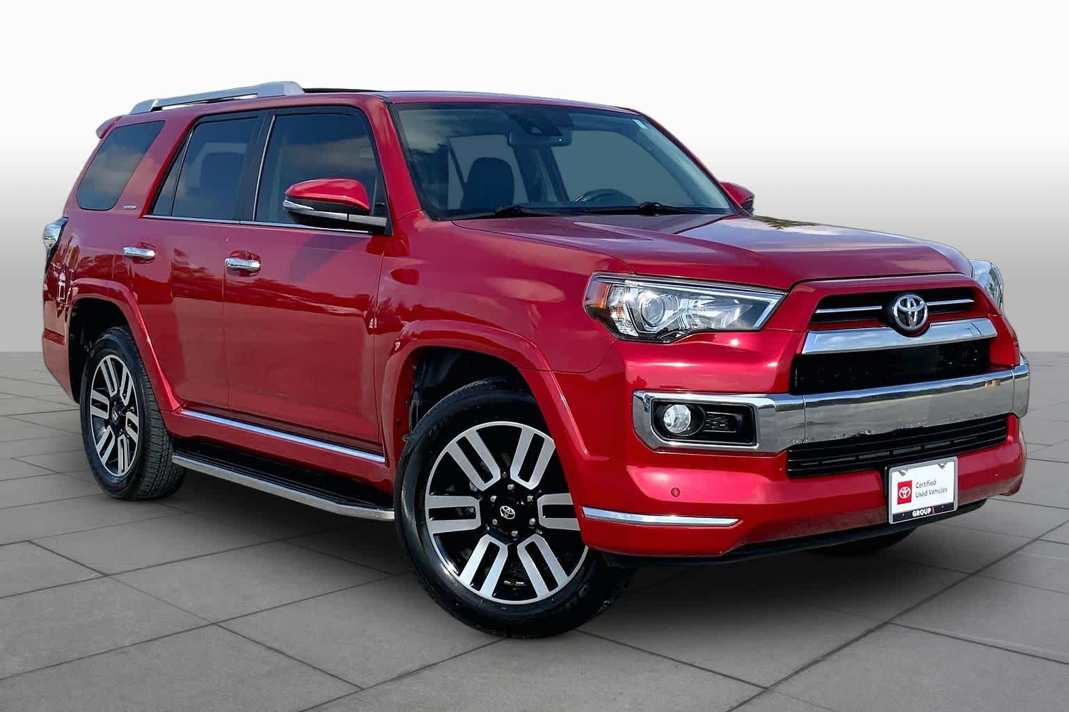 2020 Toyota 4Runner Limited Barcelona Red Metallic at Group 1 Toyota Southwest
