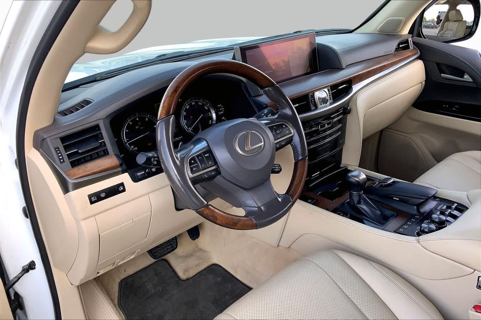 2020 Lexus LX 570  Eminent White Pearl at Texan GMC Buick