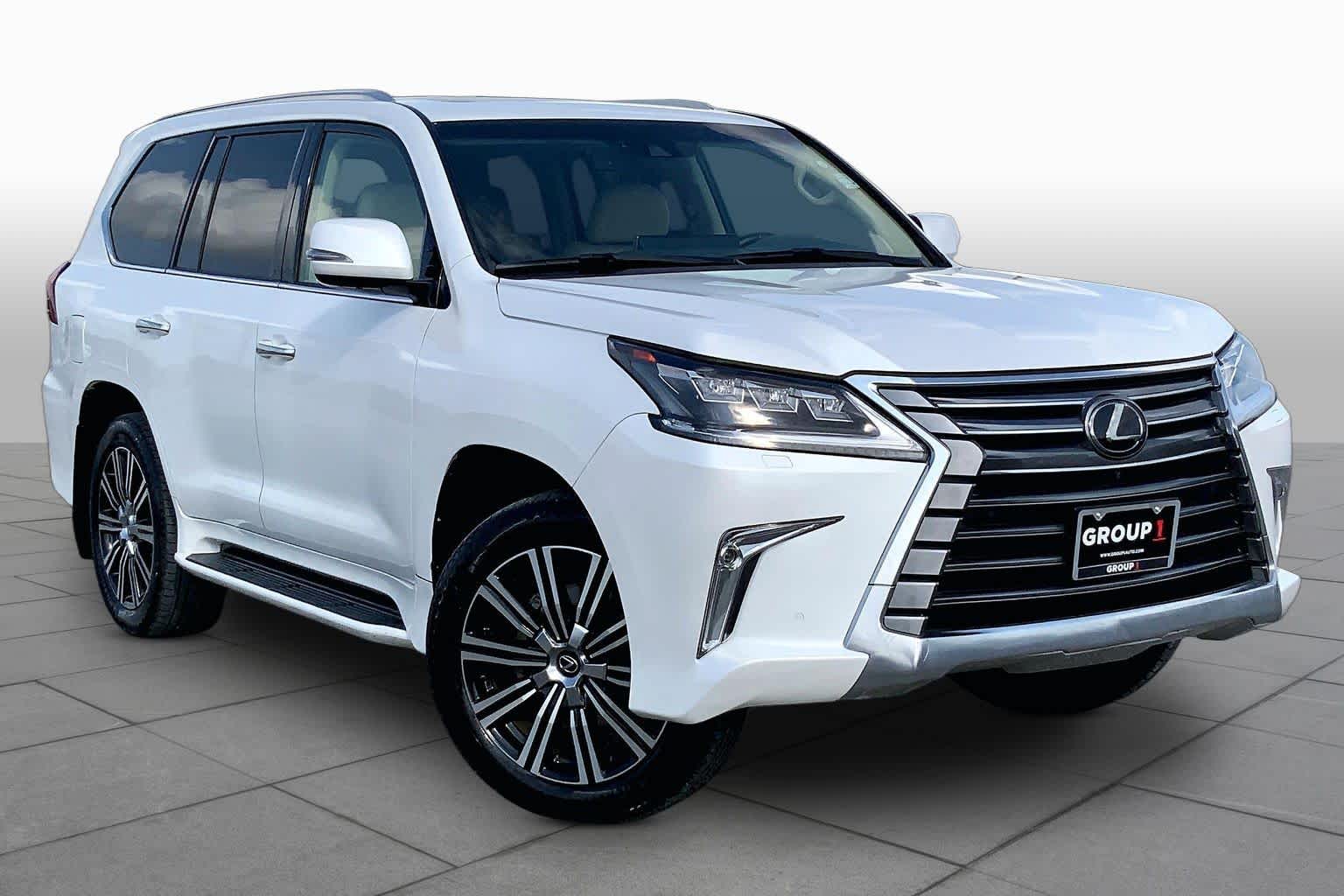 2020 Lexus LX 570  Eminent White Pearl at Texan GMC Buick