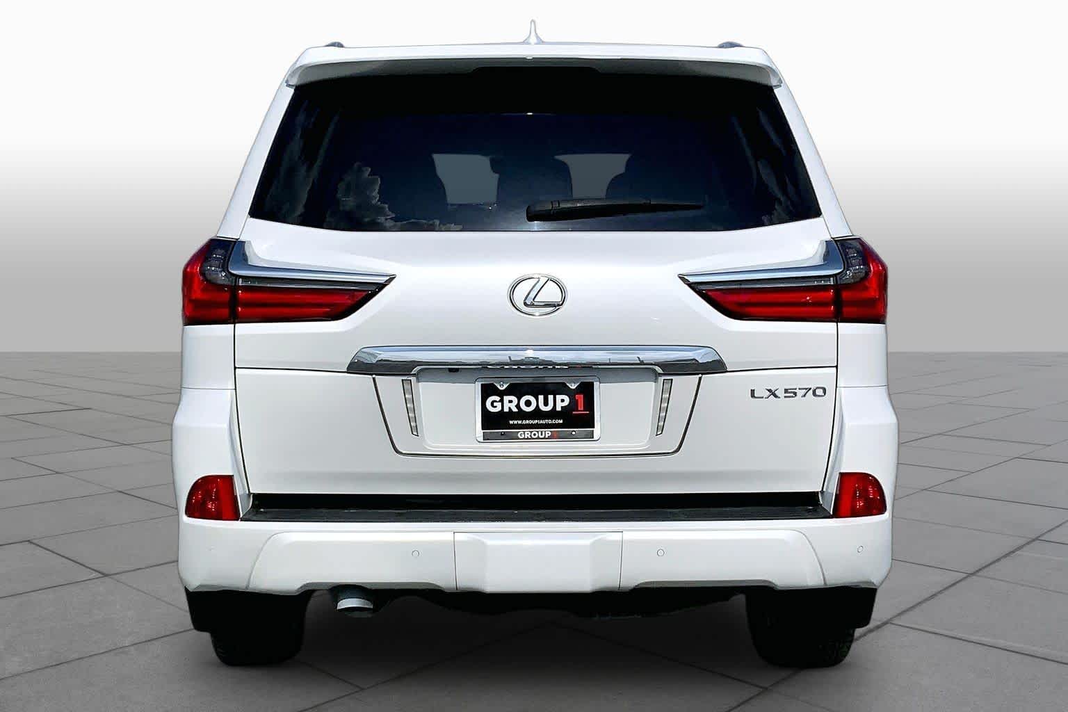 2020 Lexus LX 570  Eminent White Pearl at Texan GMC Buick