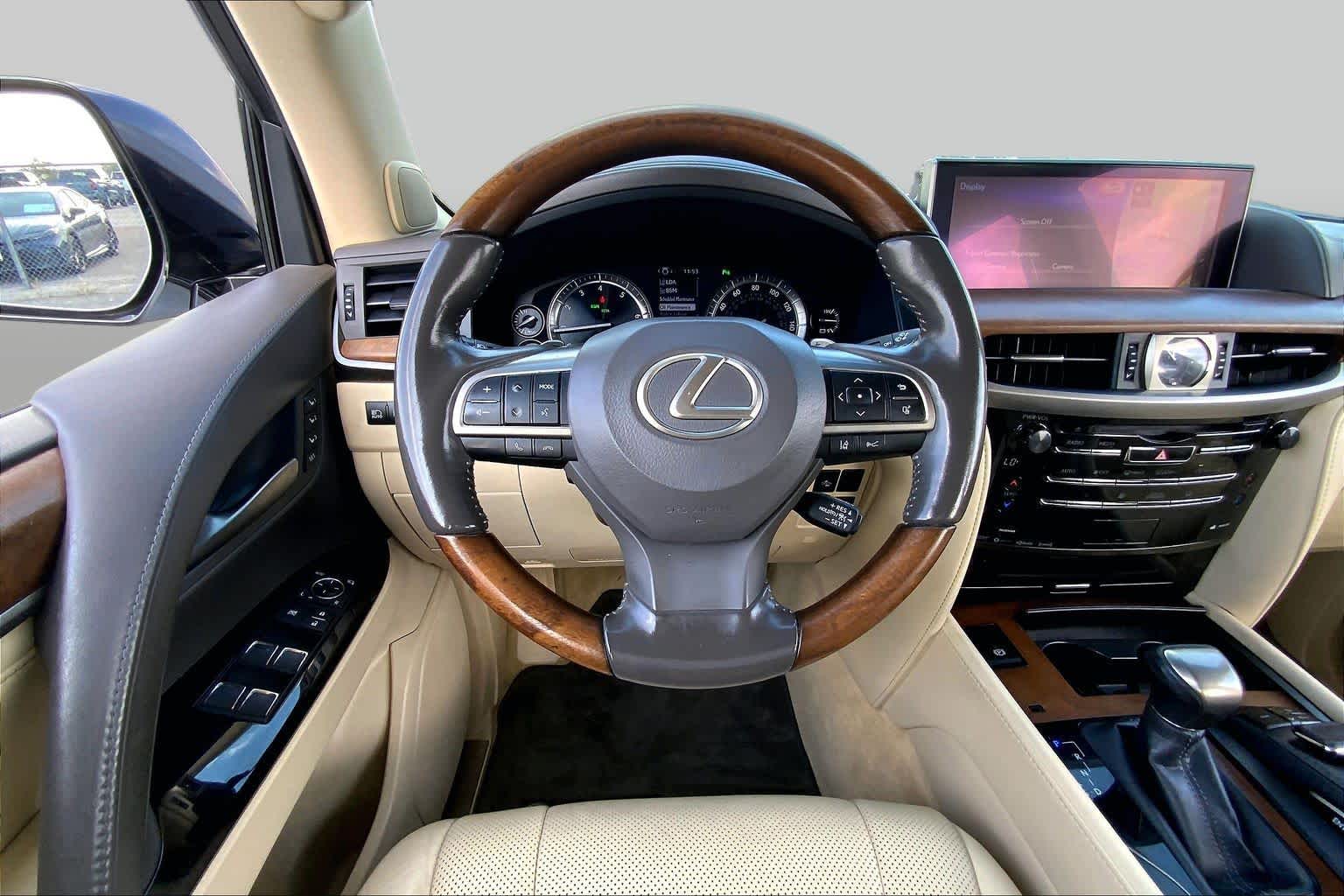2020 Lexus LX 570  Eminent White Pearl at Texan GMC Buick