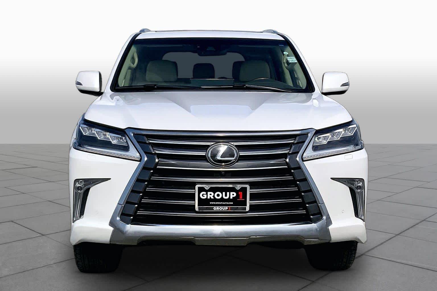 2020 Lexus LX 570  Eminent White Pearl at Texan GMC Buick