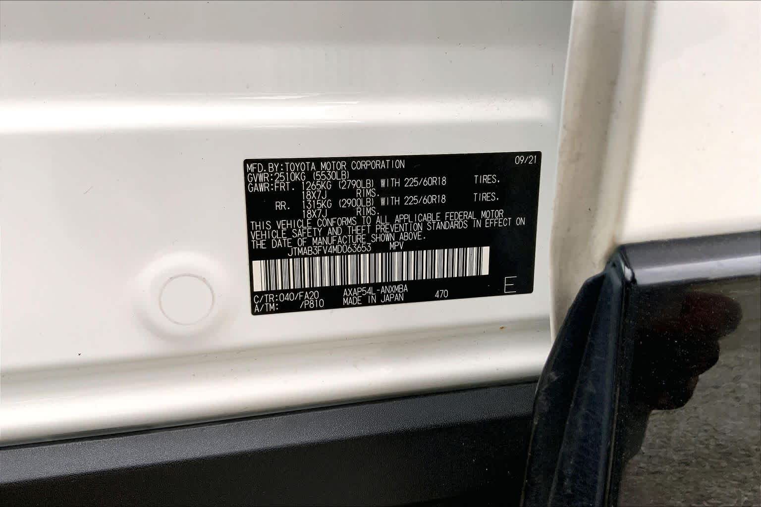 2021 Toyota RAV4 Prime SE Super White at Group 1 Toyota Southwest