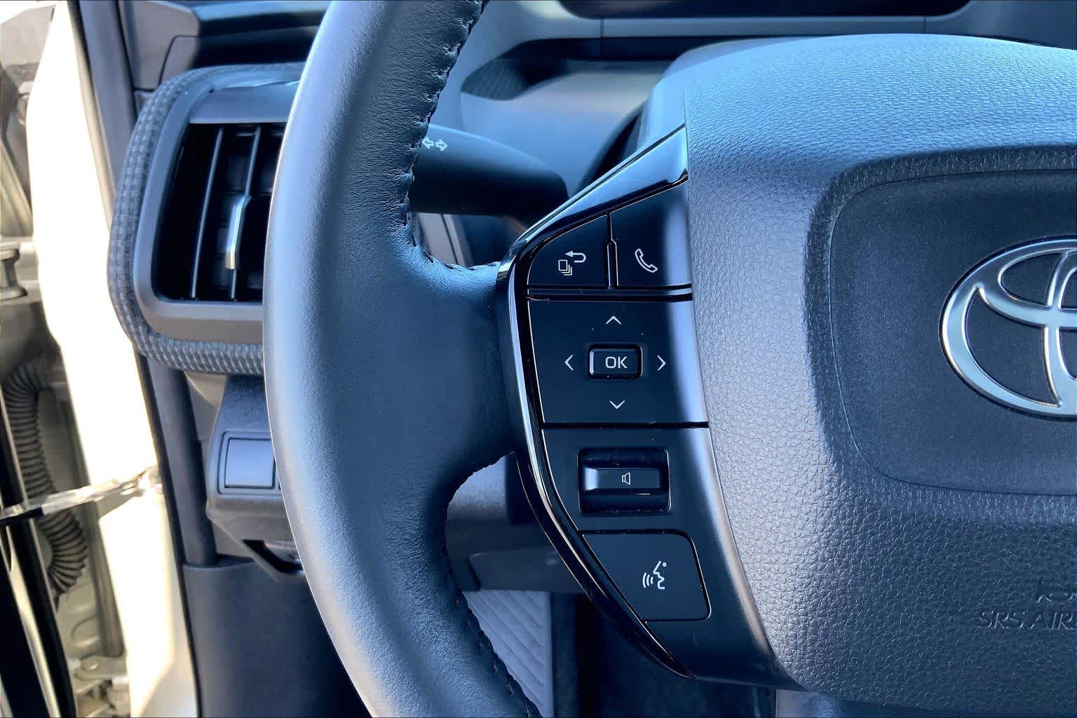 2023 Toyota bZ4X Limited Elemental Silver Metallic w/Black Roof at Group 1 Toyota Southwest