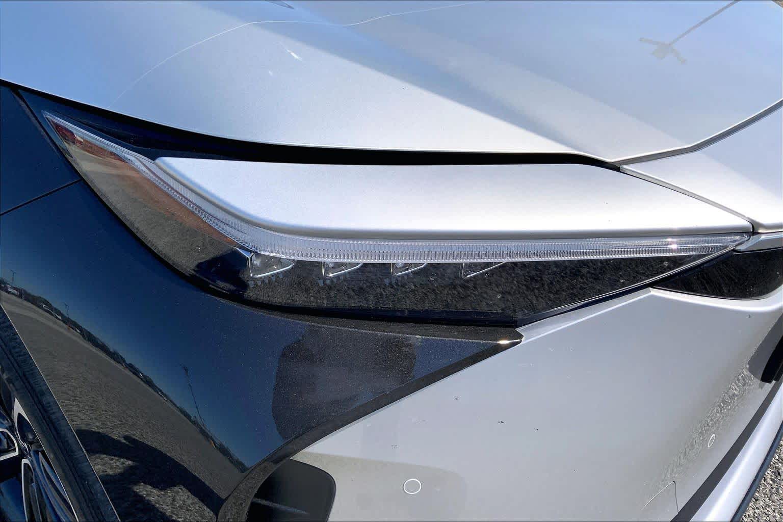 2023 Toyota bZ4X Limited Elemental Silver Metallic w/Black Roof at Group 1 Toyota Southwest