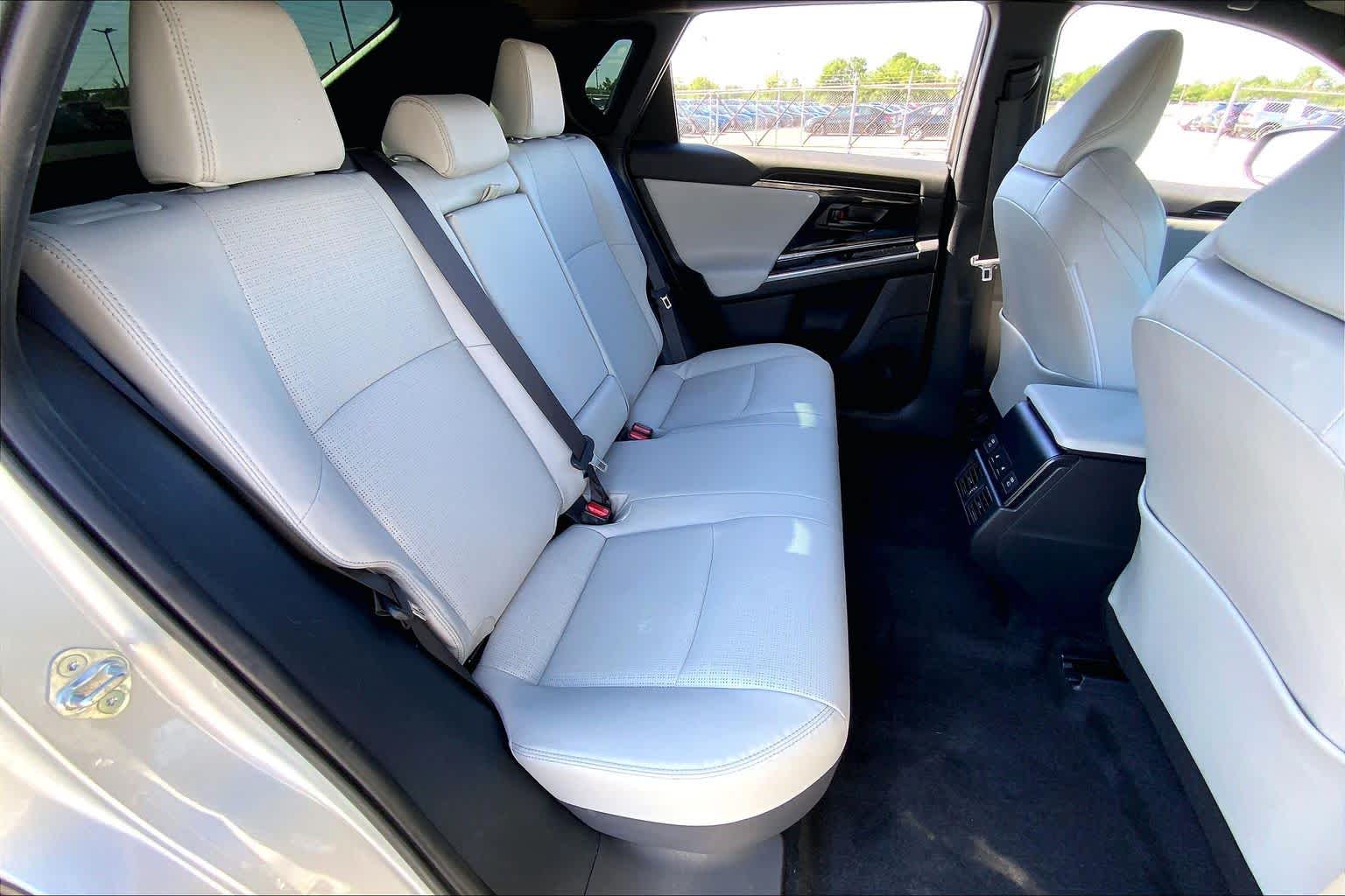 2023 Toyota bZ4X Limited Elemental Silver Metallic w/Black Roof at Group 1 Toyota Southwest
