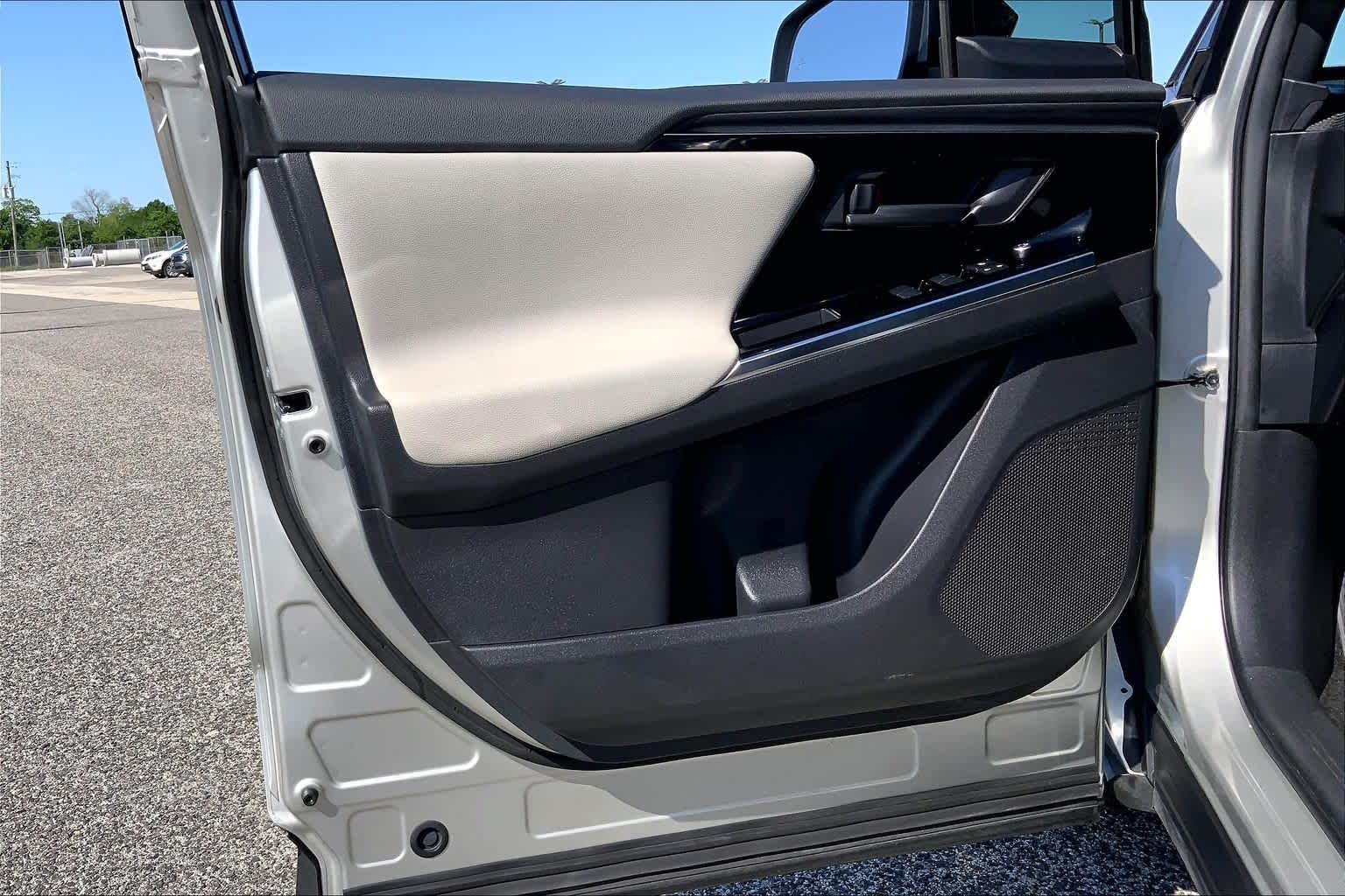 2023 Toyota bZ4X Limited Elemental Silver Metallic w/Black Roof at Group 1 Toyota Southwest