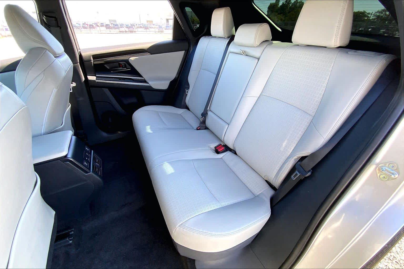 2023 Toyota bZ4X Limited Elemental Silver Metallic w/Black Roof at Group 1 Toyota Southwest