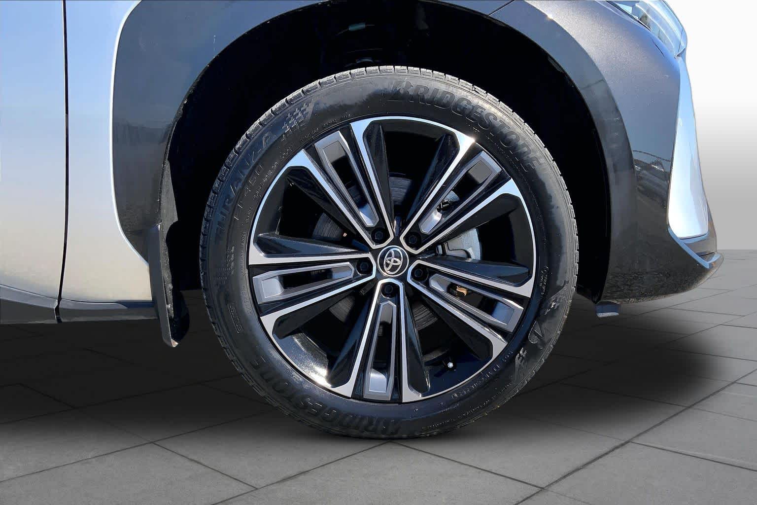 2023 Toyota bZ4X Limited Elemental Silver Metallic w/Black Roof at Group 1 Toyota Southwest