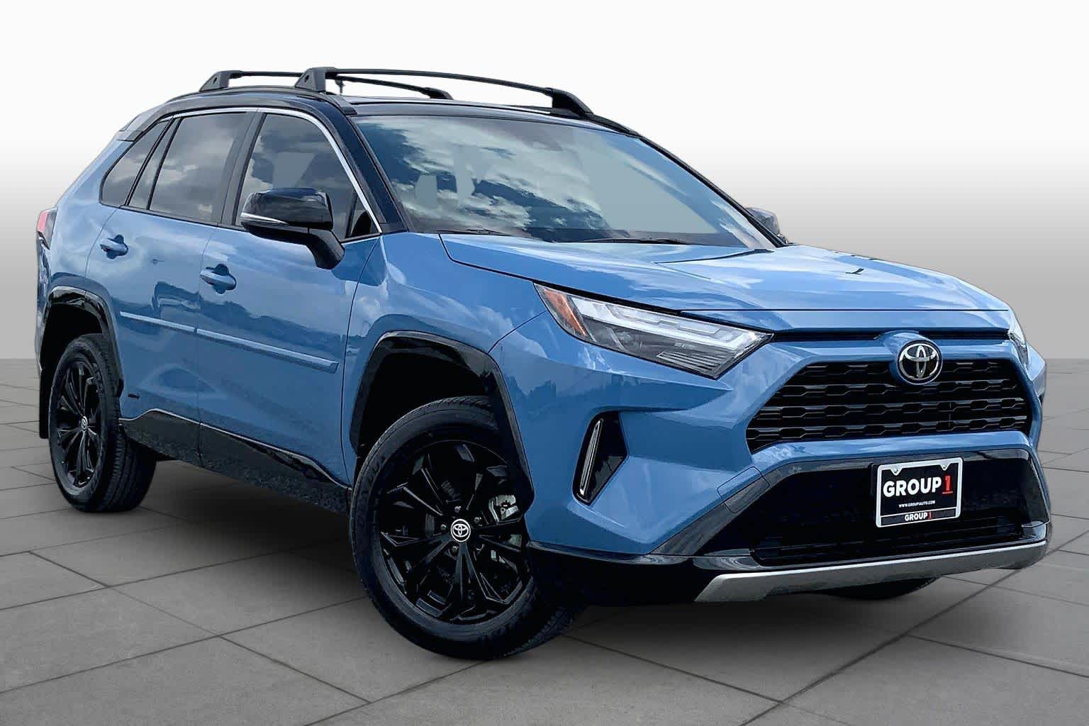 2025 Toyota RAV4 Hybrid XSE Cavalry Blue/Midnight Black Metallic at Group 1 Toyota Southwest