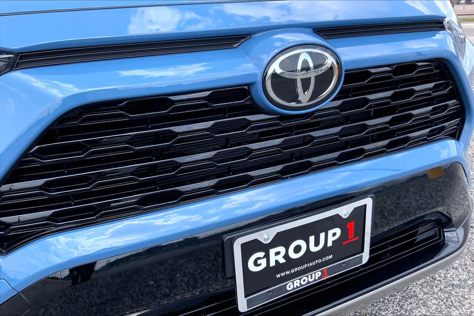 2025 Toyota RAV4 Hybrid XSE Cavalry Blue/Midnight Black Metallic at Group 1 Toyota Southwest